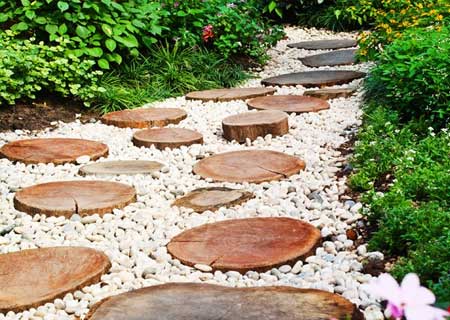 Craft Paths in Garden